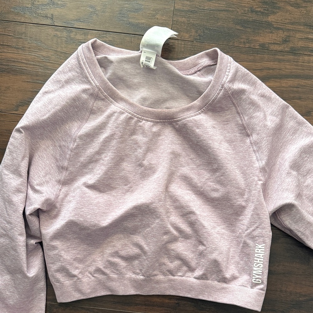 Gymshark Light Purple Cropped Top
